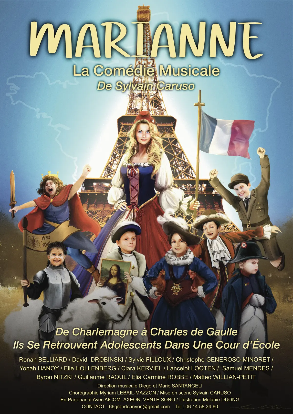 Marianne : La comédie Musicale de Sylvain Caruso