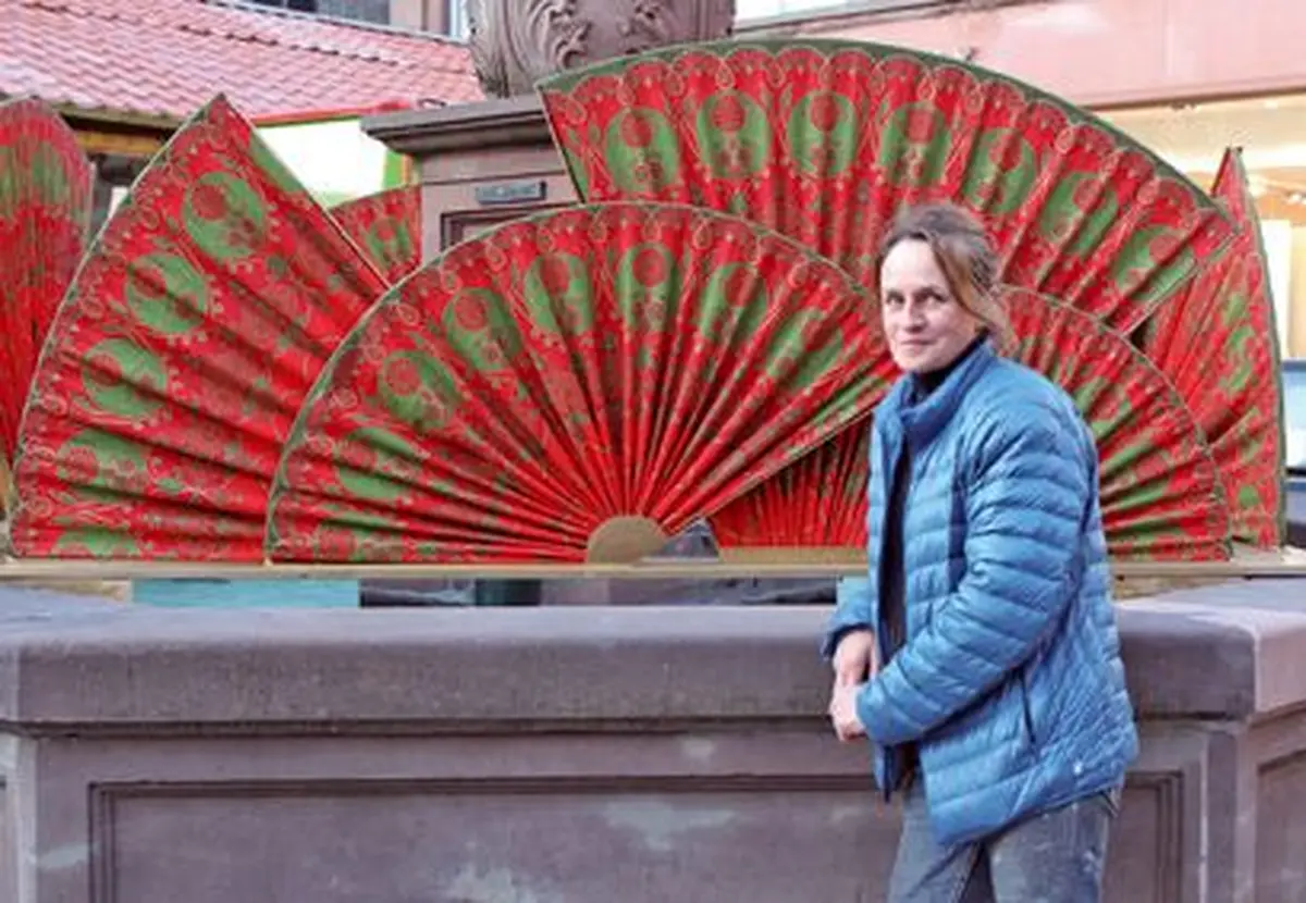 Marie-Jo Gebel, créatrice de l'étoffe de Noël