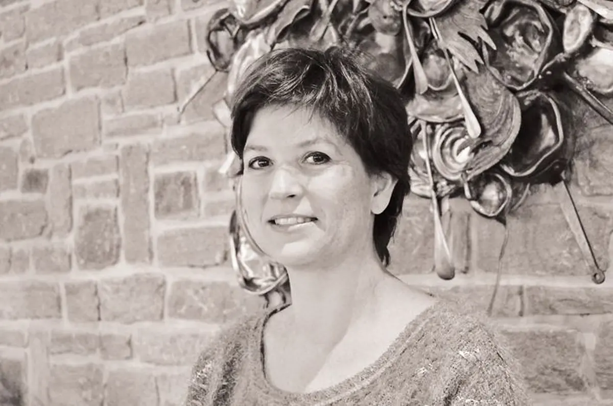 Mariella Kieny, dans la salle du restaurant familial La Maison Kieny