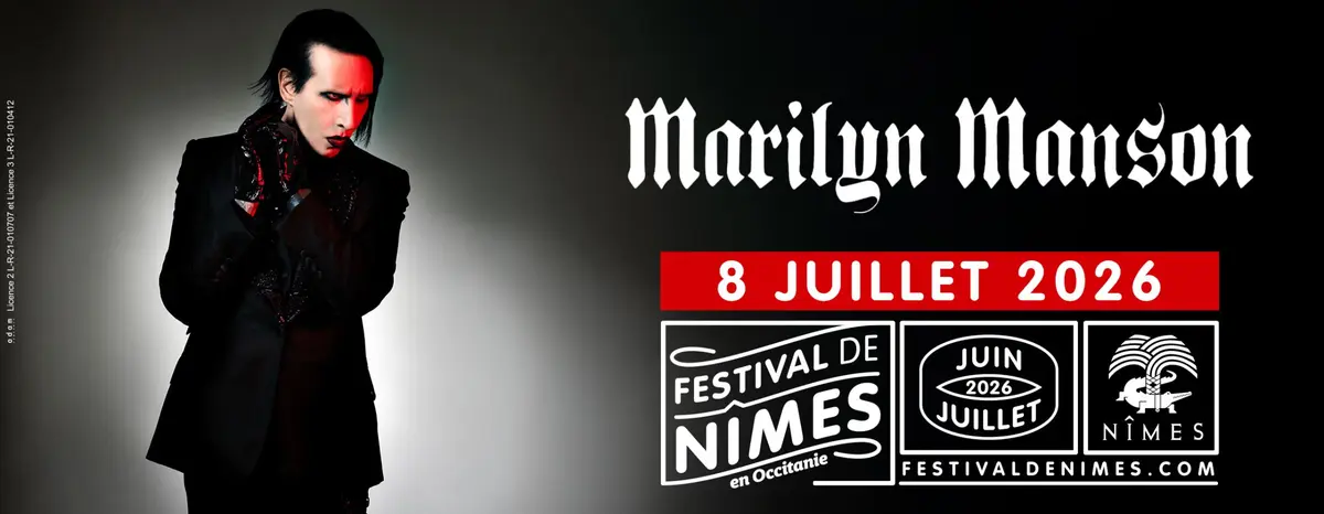 L'icône du shock rock, Marilyn Manson aux Arènes de Nîmes