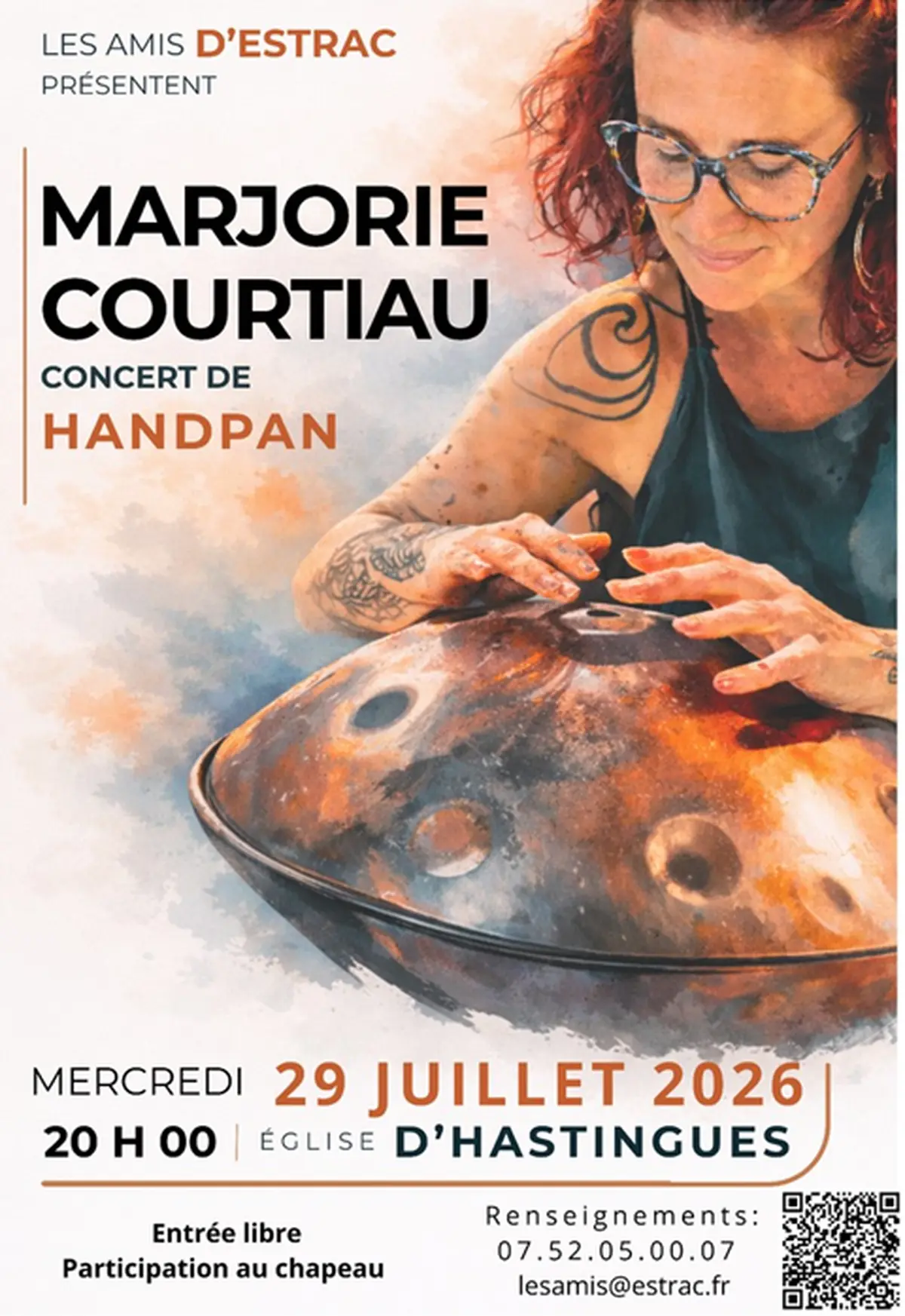 Marjorie Courtiau - Concert de Handpan