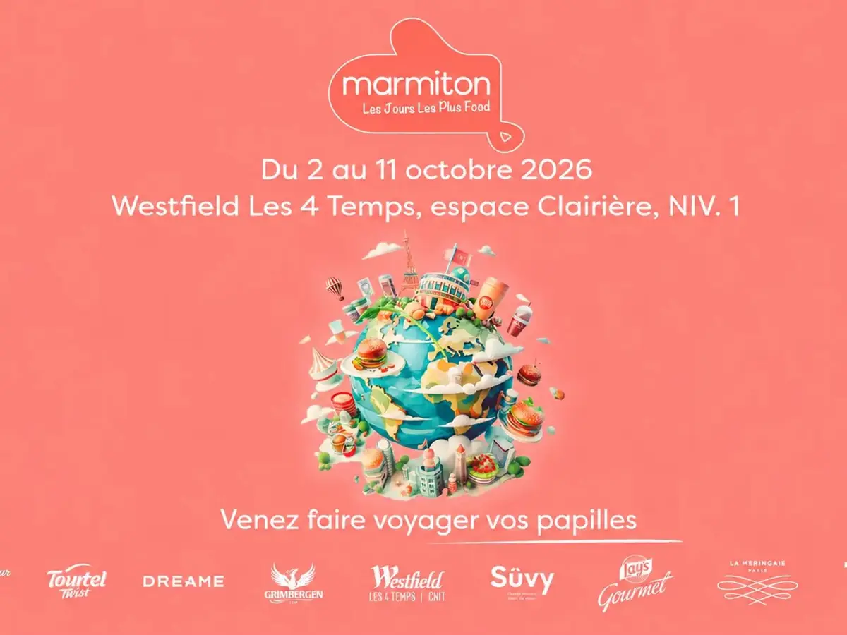 Marmiton investit Westfield Les 4 Temps pendant 10 jours : dégustations et masterclass au programme