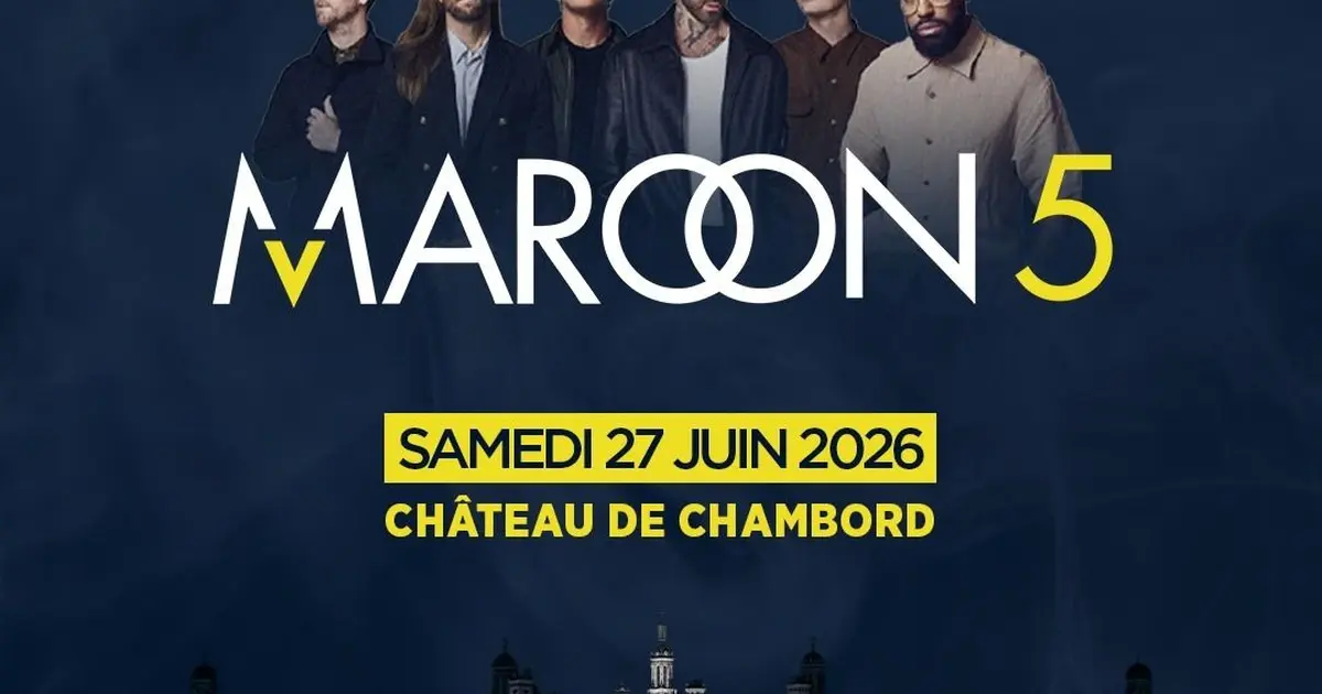 Maroon 5 au Chambord Live 2026
