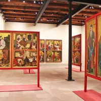 La salle dédiée à Martin Schongaeur, peintre colmarien du XVe siècle &copy; Sandrine Bavard
