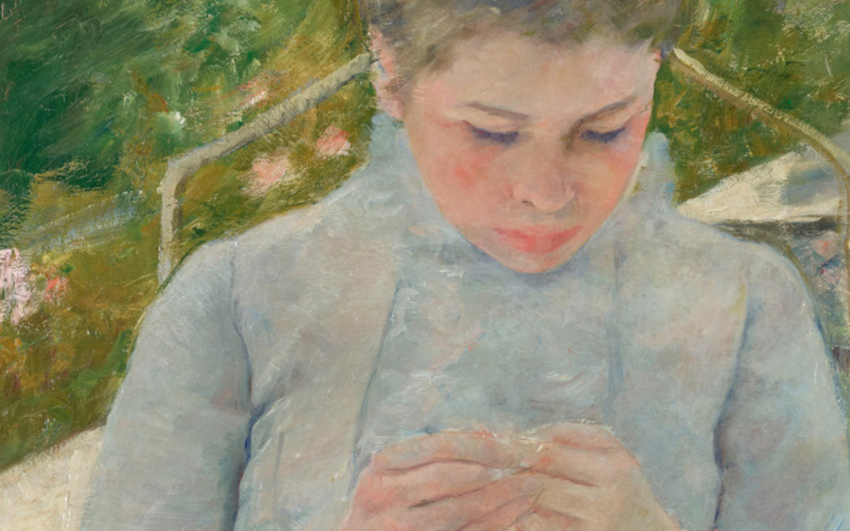 Mary Cassatt Jeune fille au jardin, entre 1880 et 1882 Mus&eacute;e d'Orsay Legs Antonin Personnaz, 1937 &copy; RMN-Grand Palais (mus&eacute;e d'Orsay) / Franck Raux