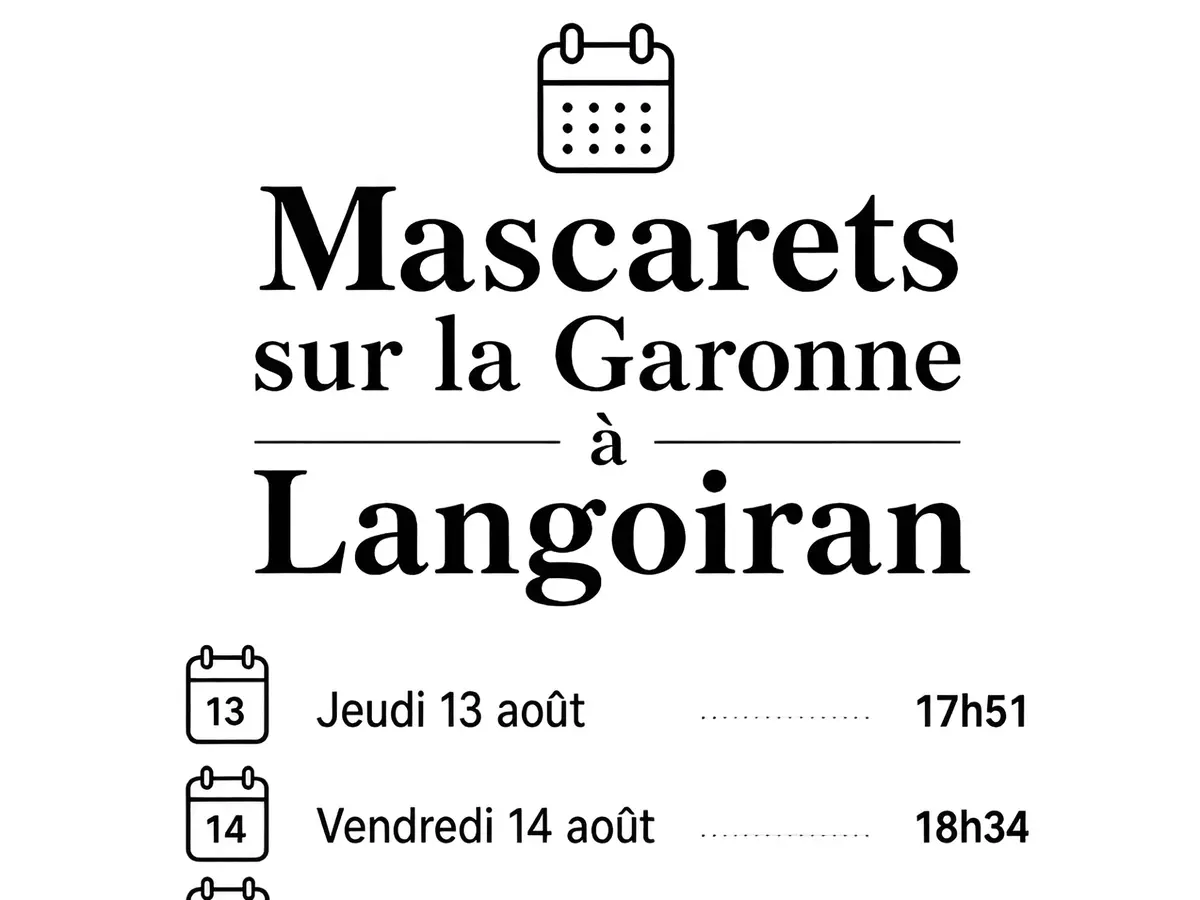 Mascarets sur la Garonne