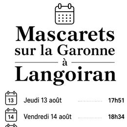 Mascarets sur la Garonne