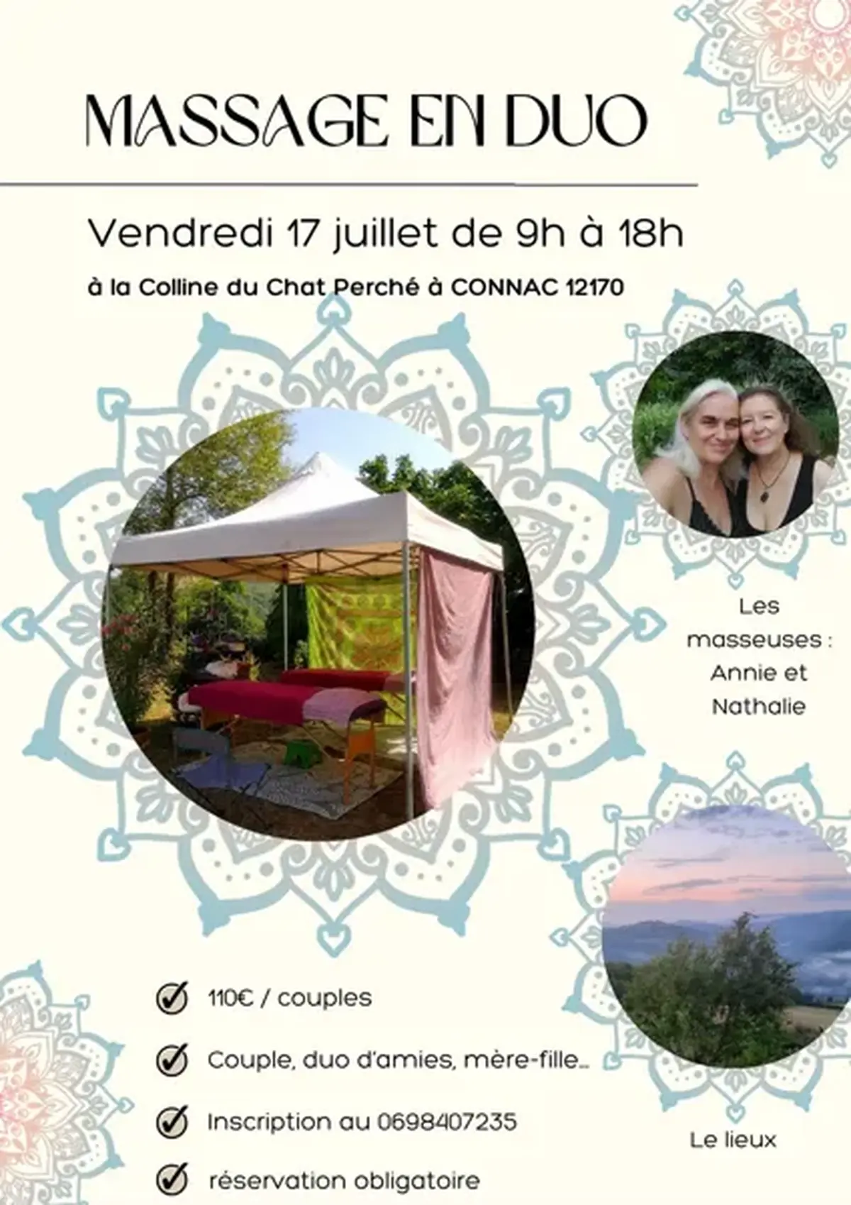 Massage en Duo à la Colline du Chat Perché