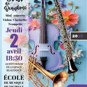 Master Class de Beaudoux et mini-concerts - Violons, clarinettes et trompettes