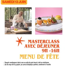 Masterclass avec déjeuner à l'école de cuisine