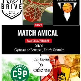 Match amical: CSP Espoirs/ Rodez NM3 (Gymnase de Bouquet)