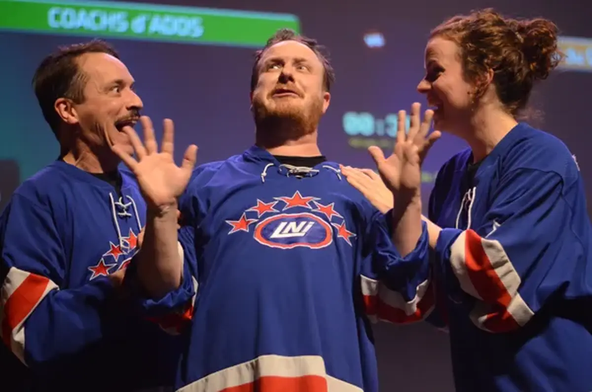 Match d'improvisation théâtrale avec la Ligue Nationale d'Improvisation du Québec