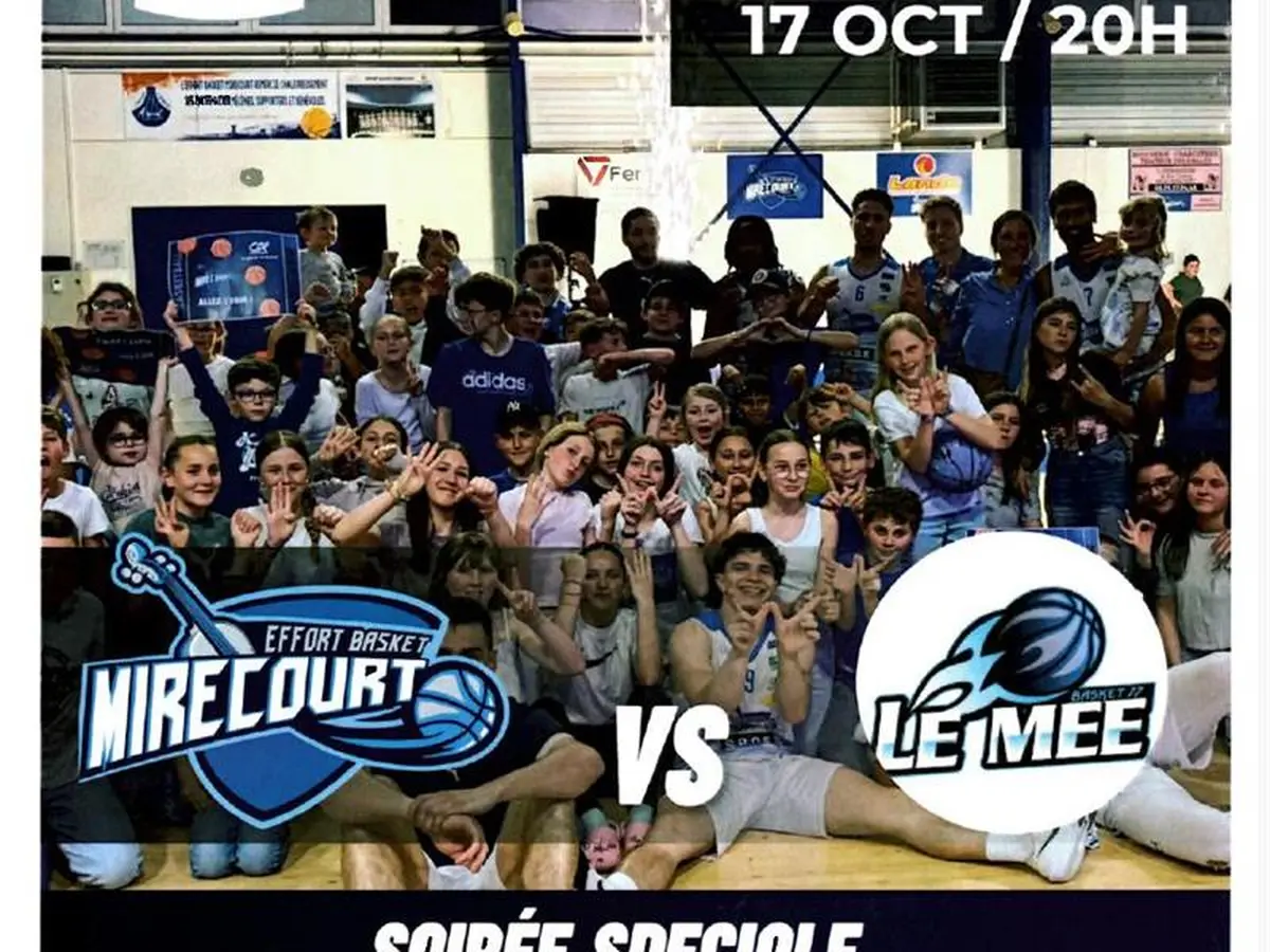 Match de Basket NM3 - Effort Basket Mirecourt contre Le Mée Basket