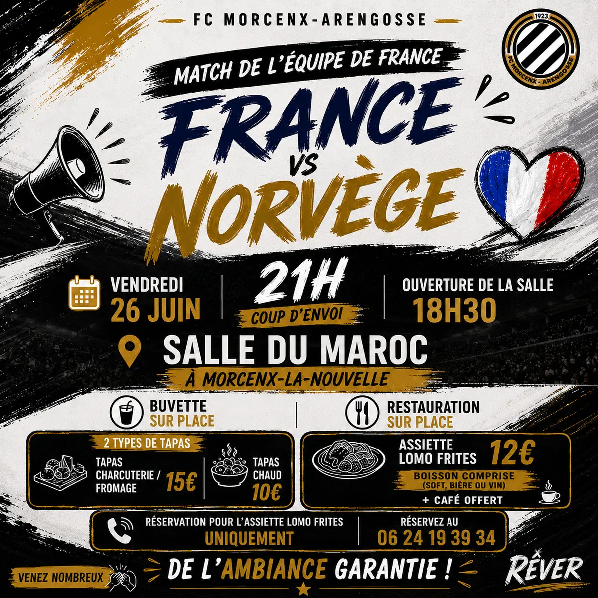Match de l'équipe de France  France - Norvège