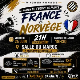 Match de l'équipe de France  France - Norvège