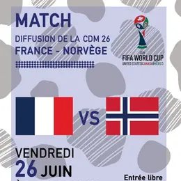 Match de la coupe du monde FRANCE NORVEGE