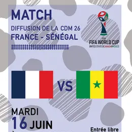 Match de la coupe du monde FRANCE SENEGAL
