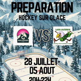 Match De Preparation Hockey Sur Glace - 28 Juillet