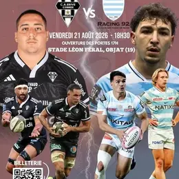 Match de rugby de préparation: CAB vs Racing 92