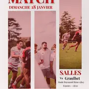 Match de rugby Salles contre Graulhet