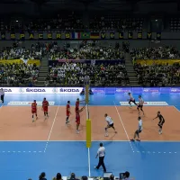 Un match de volley au Palais des Sports de Toulouse &copy; Pierre-Selim, CC BY-SA 3.0, via Wikimedia Commons