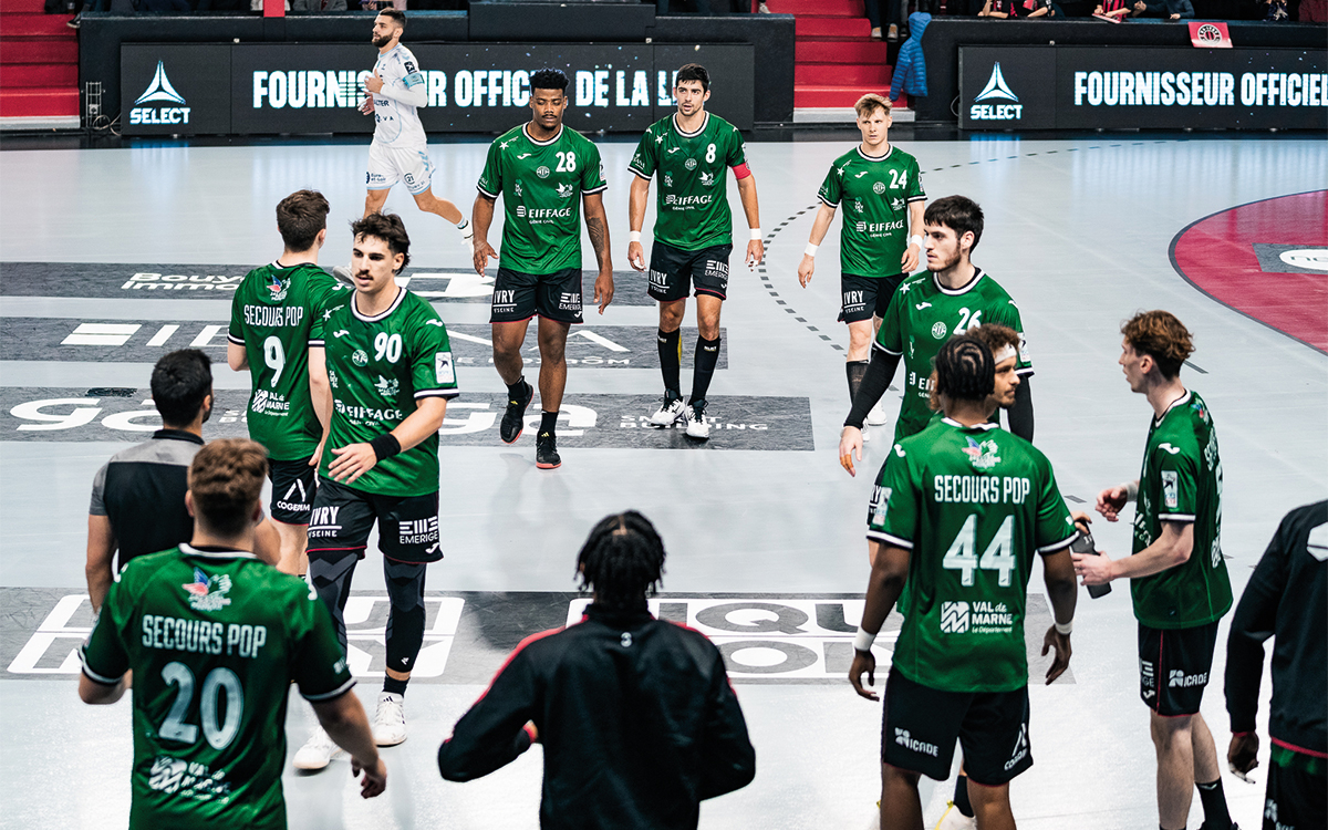 Match des Pères Noël Verts - US Ivry Handball VS Frontignan