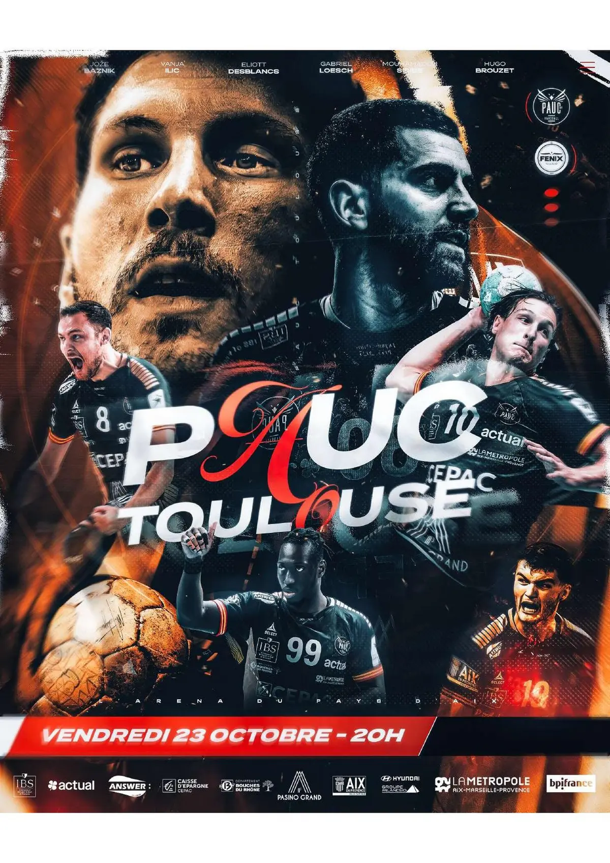 Match Handball - PAUC vs Toulouse