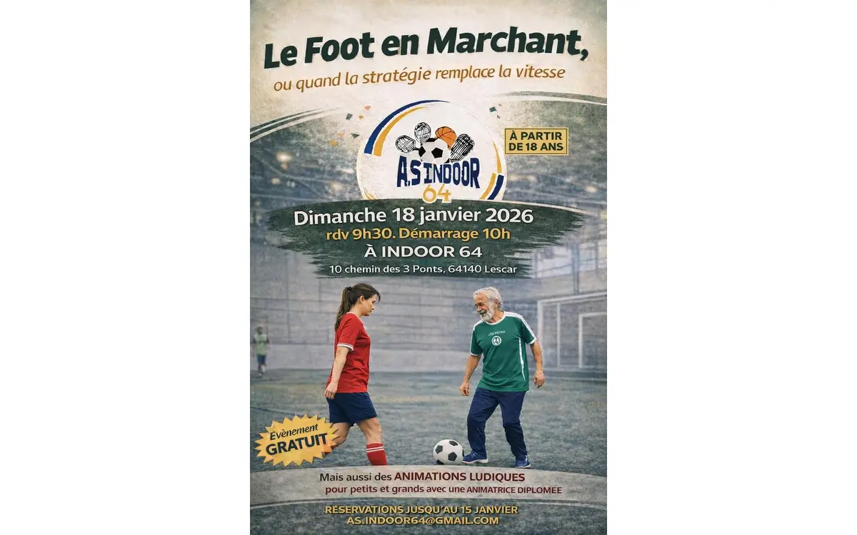 Match initiation découverte foot en marchant