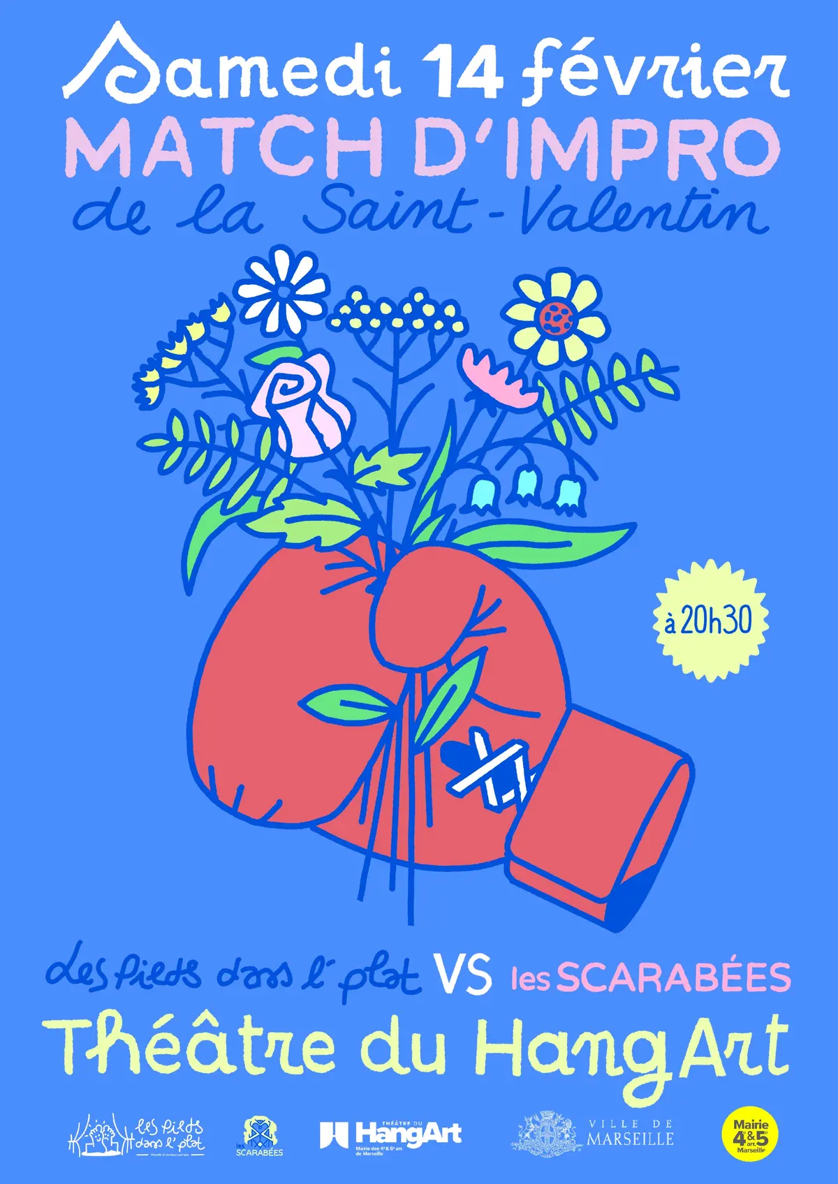 Match Saint Valentin LPDL vs. les SCARABEES