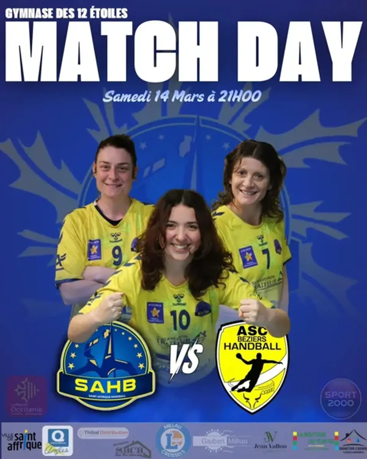 Matchs Handball du week-end