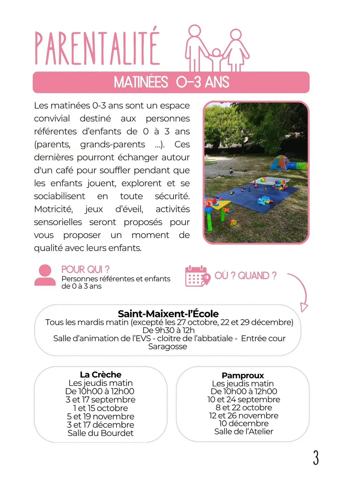 Matinée des petits 0-3 ans
