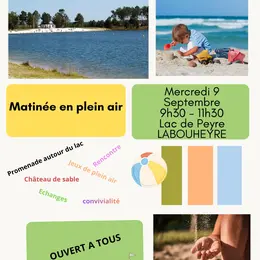 Matinée en plein air au Lac de Peyre