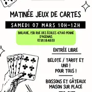Matinée jeux de cartes pour tous les âges !