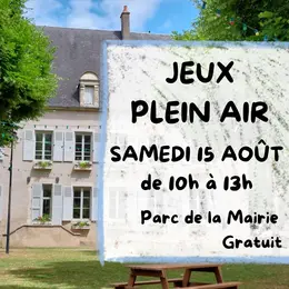 Matinée jeux en plein air