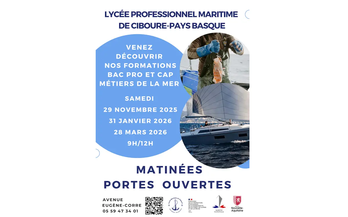 Matinée portes ouvertes au lycée maritime