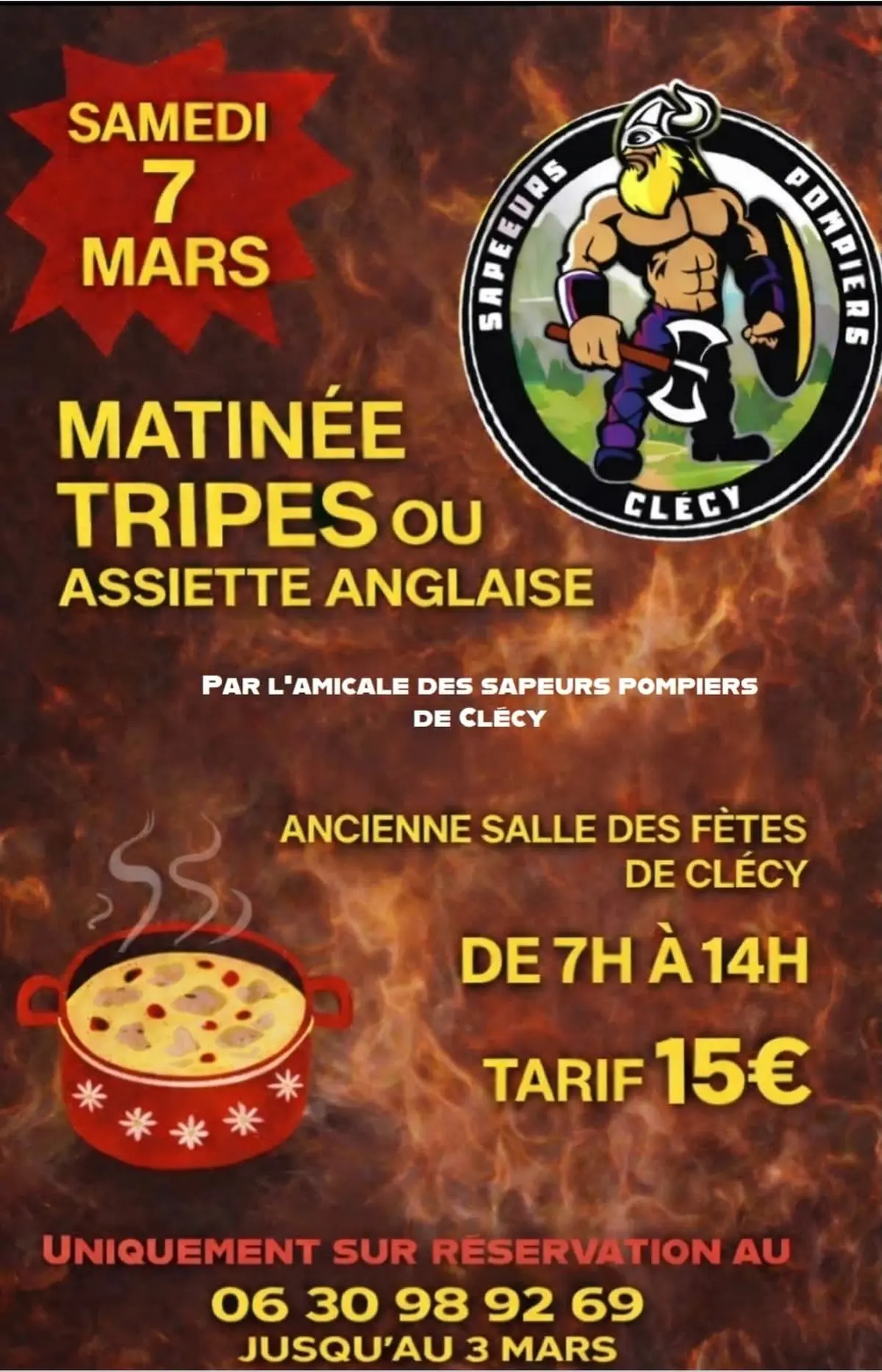Matinée Tripes ou Assiette Anglaise