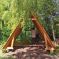 2. La cabane en bois au Moulin Nature DR