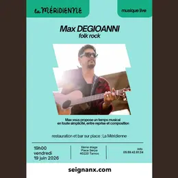 Max DEGIOANNI musique live
