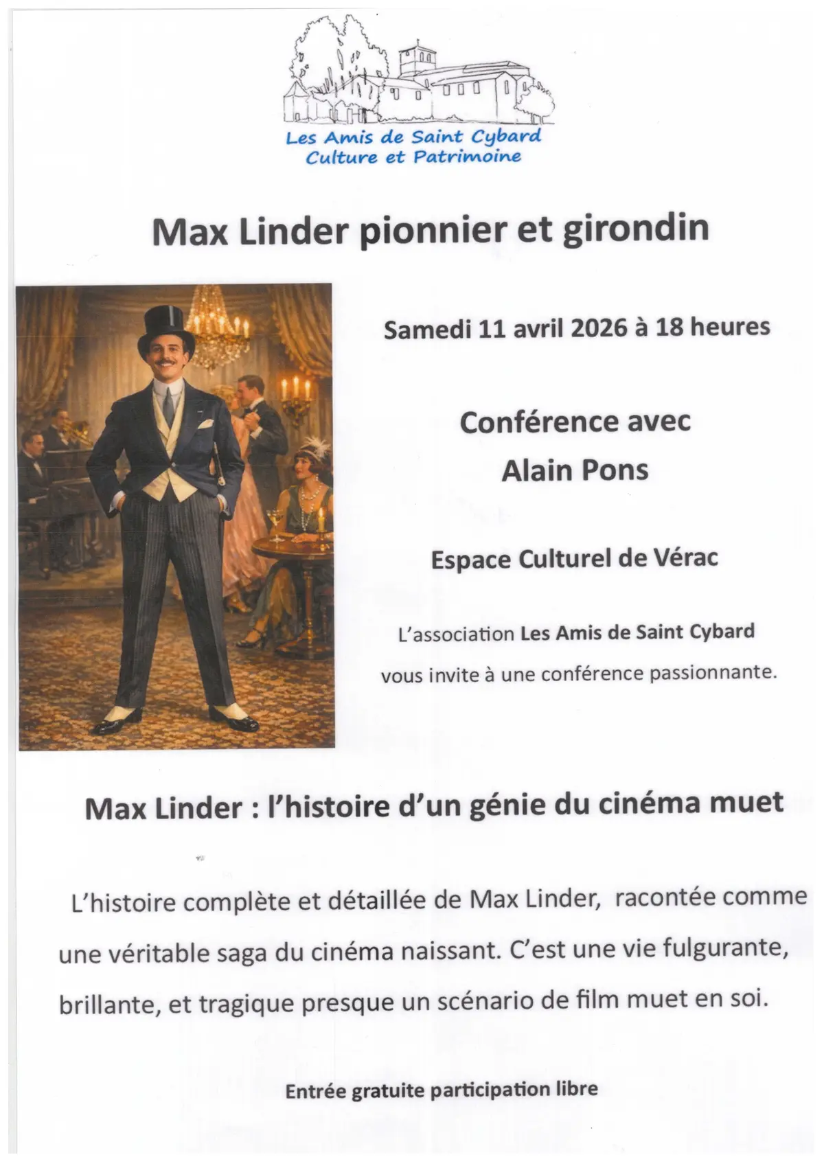 Max Linder pionnier et girondin