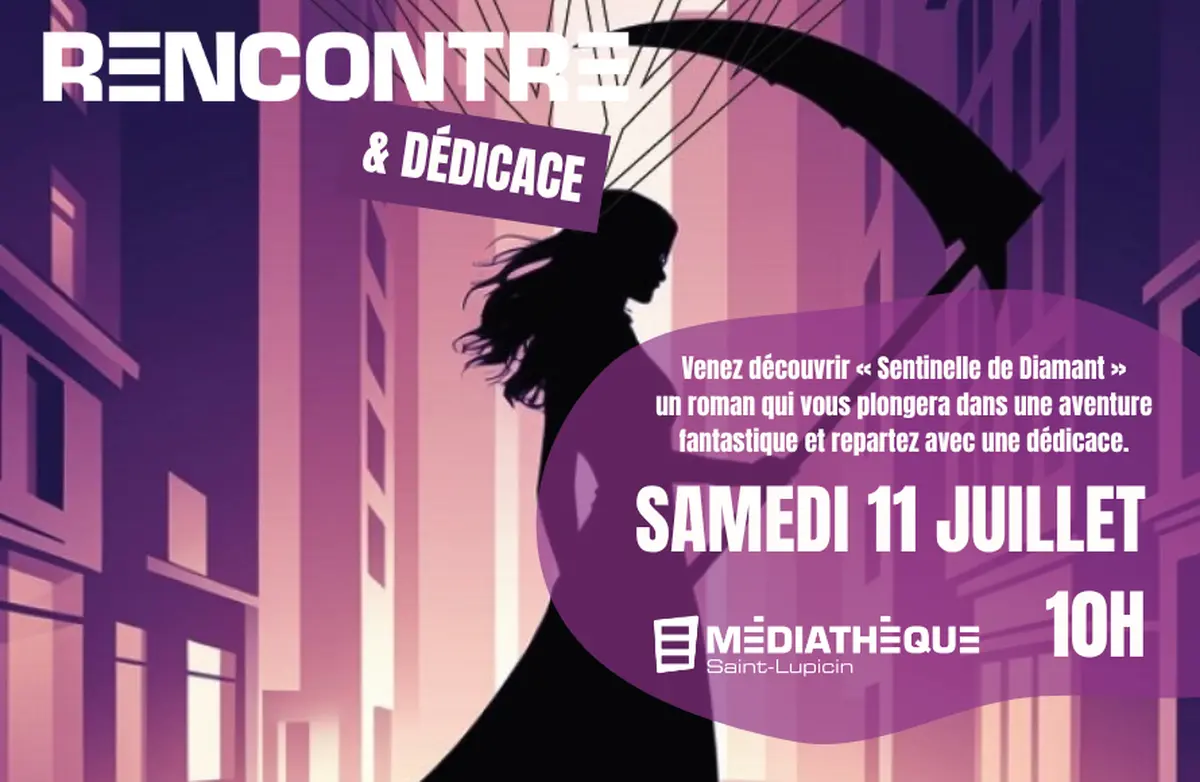 Médiathèque de Saint-Lupicin : Dédicace
