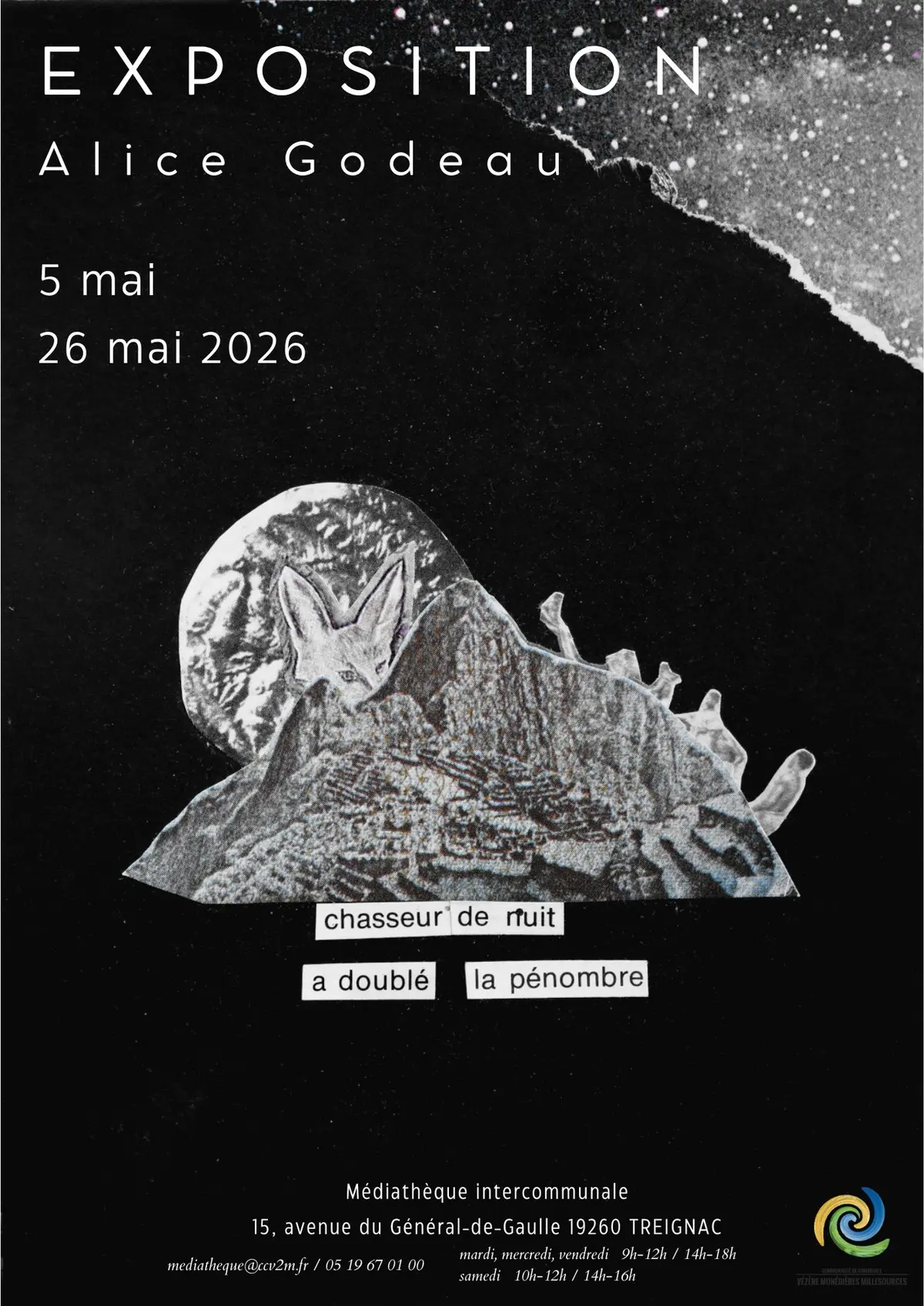 Médiathèque : Exposition Alice Godeau