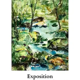 Médiathèque : Exposition de Martine Poirier Malzard
