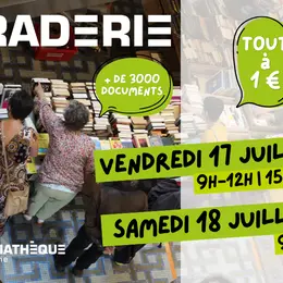 Médiathèque Le Dôme : Braderie de livres