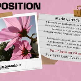 Médiathèque Le Dôme : Exposition Marie Carreda
