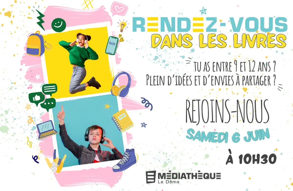 Médiathèque Le Dôme : Rendez-vous dans les livres