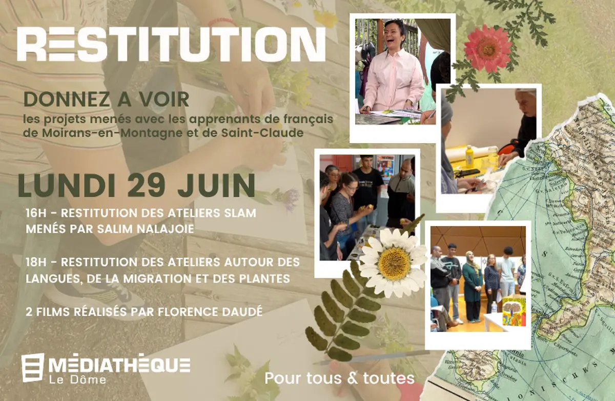 Médiathèque Le Dôme : Restitution