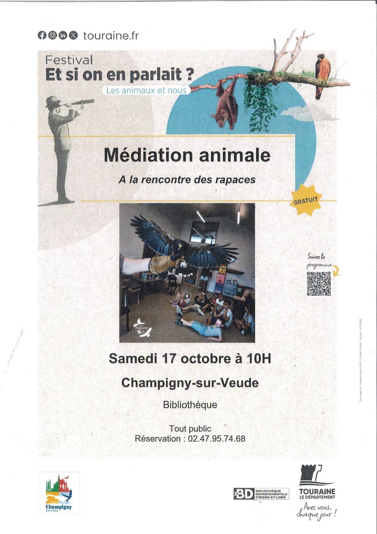 Médiation animale : A la rencontre des rapaces