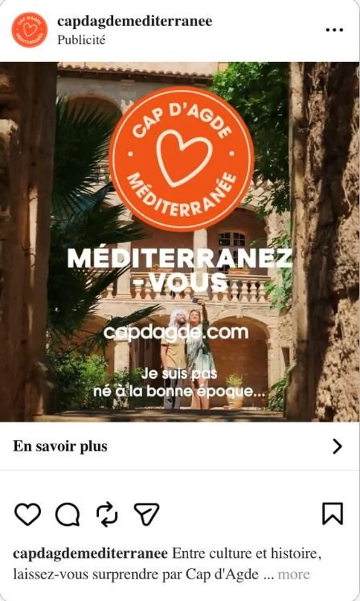 « Méditerranez-vous » : la campagne multicanale de l'Office de Tourisme de Cap d'Agde Méditerranée