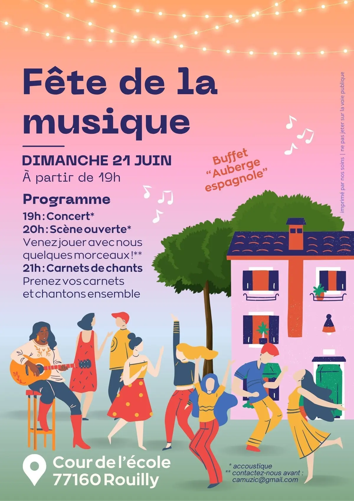 Medley acoustique et scène ouverte