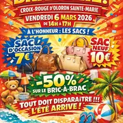 Méga braderie de la Croix Rouge